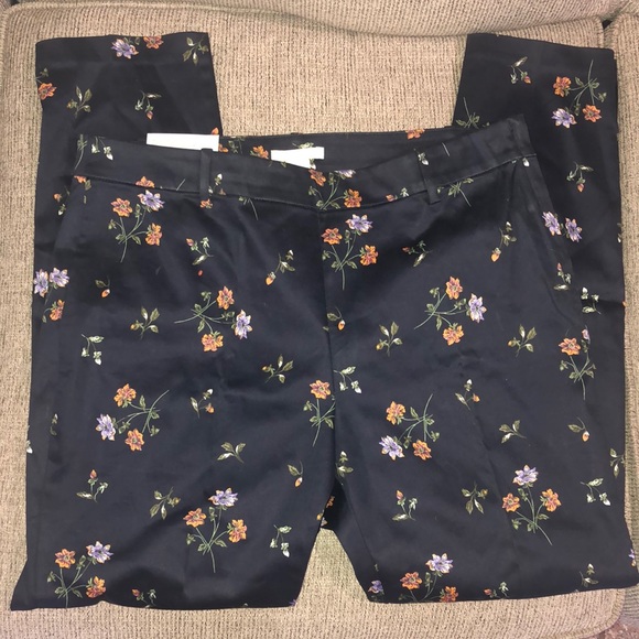 H&M Floral Pants - Picture 1 of 7